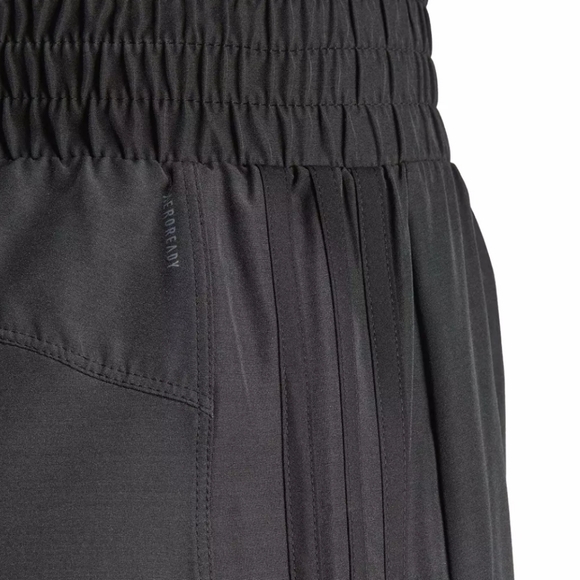 adidas Women's Pacer Training 3-Stripes Woven High-Rise 3" Shorts - Picture 9 of 10